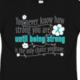 thumbnail image 4 of Inktastic Ovarian Cancer Being Strong Girls Toddler T-Shirt, 4 of 5