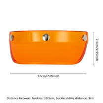 Helmet lens,Visor Helmet 3/4 Open 3/4 Open -sun Helmet Visor Visor Huiop Peak Visor Hxber Bortt Buzhi Mewmewcat Black