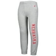 thumbnail image 2 of Youth League Collegiate Wear Heather Gray Nebraska Huskers Essential Pants, 2 of 3