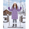 thumbnail image 4 of Wantdo Big Girl's Jacket Warm Winter Coat Heavyweight Winter Jacket Mid-length Coat Purple 18/20, 4 of 8