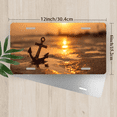 thumbnail image 2 of 1 Pcs 2D Flat License Plate Covers & Frames, Anchor at Sunset For Decorative Front, Waterproof For Decoration Aluminum License Plate Covers & Frames Cover For Men Women, 12" X 6", 2 of 6