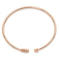 thumbnail image 6 of Auriga Fine Jewelry 14K Rose Gold Lab Grown Diamond Arrow Cuff Bangle for Women, 6 of 6
