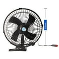 thumbnail image 1 of 10 Inch 12V Car Electric Fan Adjustable Speed Oscillating Cooling Fans with Clip for Home Travel Car Truck, 1 of 7