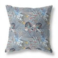 thumbnail image 6 of Plant Illusion Indoor/Outdoor Fabric Pillow in Indigo Blue Gray 28x28, 6 of 8