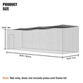 thumbnail image 3 of VEVOR Baseball Batting Netting, Professional Softball Baseball Batting Hitting Training Net, Practice Portable Pitching Cage Net with Door & Carry Bag, Heavy Duty Enclosed PE Netting, 35FT (NET ONLY), 3 of 9