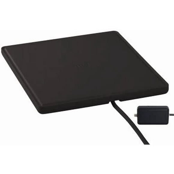 Rca ANT1450BR Multi-Directional Amplified Digital Flat Antenna, Black