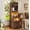 Oak Brown, variant on Boho Extra 51.6’’Tall Wood Rattan Nightstands with Charging Station and LED Bookshelf with Storage 2 Drawers Bed Side Table