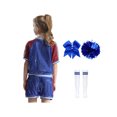 thumbnail image 2 of TiaoBug Tenues de Cheerleading pour Filles, Tenues de Danse Jazz, Uniforme de Cheer pour Lycée, Bleu 130, 2 of 6