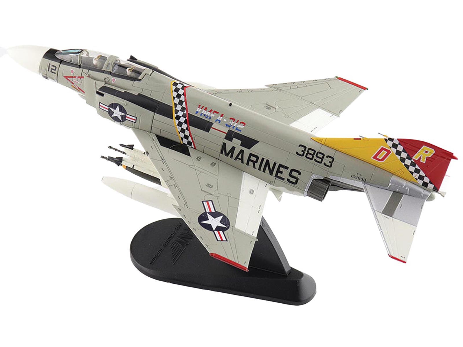 McDonnell Douglas F-4J Phantom II Fighter-Bomber Aircraft US Marine Corps "Air Power Series" 1/72 Diecast Model by Hobby Master