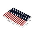thumbnail image 3 of Household Imitation Clearance! 4th Of July Placemats Set Of 4 Gnome Patriotics America Memorial Day Independence Day Dining Table Decoratios Table Mats Cloth Placemats 12X18 Inch Colored, 3 of 6