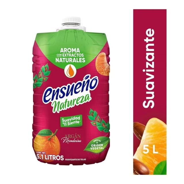 Suavizante de telas Ensueño Naturaleza argán mandarina 5.1 l