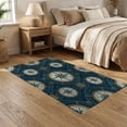 thumbnail image 2 of ODIKA Classic Maritime Navigation Star Compass Vintage Seafaring Motif Non-Slip Low Profile for Guest Room, Lounge, Apartment, 2 of 7