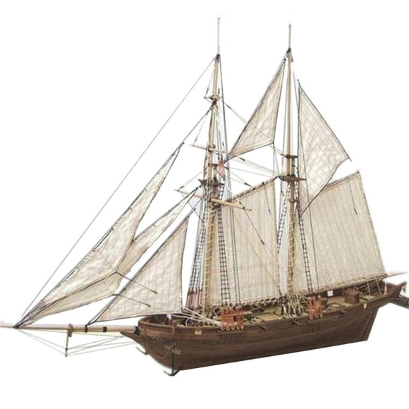 Toystoory Modelo de barco para niños, juguete de montaje, modelo de construcción, juguete para niños, manualidades, velero de barco de DIY Artesanía Toystoory HA000100-00B