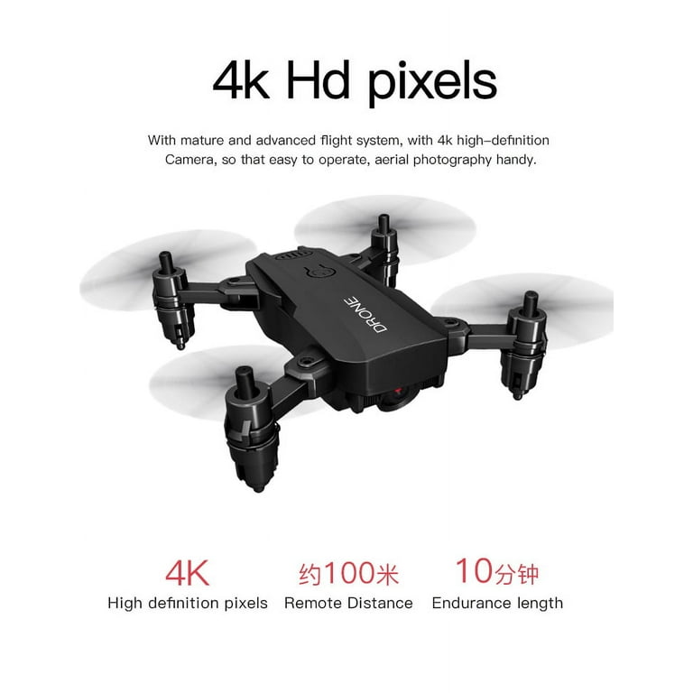 Comprar S107 Mini Drone plegable RC 4K FPV cámara HD Wifi FPV Dron Selfie  RC helicóptero Juguetes para