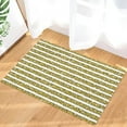 thumbnail image 3 of Front Door Mat 18"x30" Welcome Mats Microfiber Floor Mat Rubber Backing Non Slip Shoes Scraper Washable Indoor Outdoor Doormat for Entryway (Artistic Golden Glitter Horizontal Stripes), 3 of 6