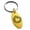 Gold, variant on Stainless Steel Aztec Ouroboros Serpent Rune Engraved Small Oval Charm Keychain Keyring