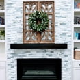 thumbnail image 2 of Farmhouse Wooden Wall Window Arch-Large Wood Window Frame-The Longview - TWO SIZES 48" And 60" +Wreath, 2 of 14