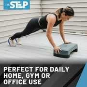 The Step Adjustable Mini Aerobic Step Platform - Exercise Step for Cardio and Strength Training