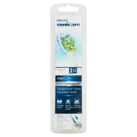 Philips Sonicare InterCare Standard Replacement Brush Heads, 2 count
