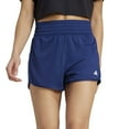 thumbnail image 3 of Women's adidas Pacer Essentials Knit High-Rise Shorts Color: Semi Green Spark Size: SMALL, 3 of 5