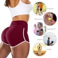 thumbnail image 3 of Pantalones cortos deportivos para mujer, botas ajustadas, pantalones de Yoga para Fitness, medias deportivas de cintura alta para levantamiento de glúteos, 3 uds., 3 of 5