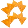 thumbnail image 2 of KAKOWELY car emergency triangles 10pcs Car Emergency Triangle Reflective Roadside Triangle Reflectors Warning Triangles Reflectors Rear Bumper Reflector Road Punching Safety Triangles, 2 of 4