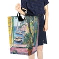 thumbnail image 4 of Yayeee Freestanding Laundry Hamper with Handle Collapsible Large Storage Basket for Clothes, Ocean Boat, 4 of 7