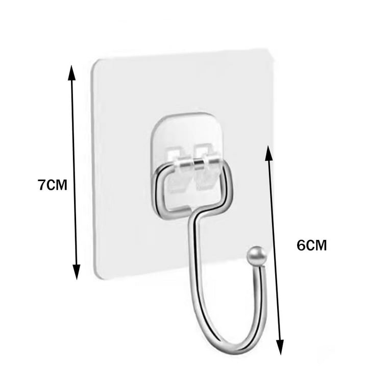 Adhesive Hooks Heavy Duty Sticky Hooks for Hanging Wall Hangers Without  Nails 15lb(Max) 180 Degree Rotating Seamless Stick on Wall Hooks Bathroom  Kitchen Office Outdoors-12 Packs 