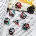 thumbnail image 3 of Qmay Juegos De Dados Dnd: Dados Poliédricos De 6 X 7 (42 Piezas) con 6 Bolsas con Cordón para Juego De Mesa De Juego De Rol Rpg Mtg De Dragones Y Mazmorras, 3 of 5