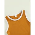 thumbnail image 5 of TSEXIEFOOFU Baby Boys Tanks Tops + Shorts, Sports Casual Style Elastic Waist Drawstring Summer Clothing, 5 of 8