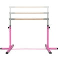thumbnail image 6 of Costway Adjustable Steel Horizontal Training Bar Gymnastics Junior Home Practice Pink, 6 of 10