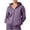 Purple, variant on Atogsazn Hoodies For Women Zip Up Hoodie Oversized Sweatshirt for Womens Fleece Jackets Fall Winter Coats Outfit Dark Gray L Fashion