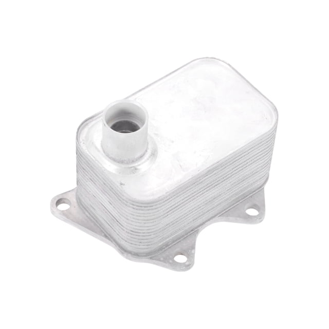 Enfriador de Aceite del Motor Unique Bargains para Audi A5 2010-2014, Enfriador de Aceite de Transmisión No.06J117021J, Aleación de Aluminio, Tono Plateado, 1 Pcs