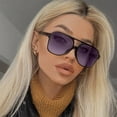 thumbnail image 2 of Lunettes de Soleil Rondes Classiques pour Unisexes, Lunettes de Mode, Monture Surdimensionnée, Nuances Rétro pour Toutes Occasions, 2 of 5