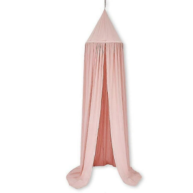 Children's Bed Canopy Round Dome Nursery Decorations Cotton Mosquito Net