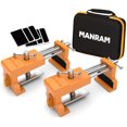 thumbnail image 1 of Abrazaderas de gabinete Manram, paquete de 2 con funda protectora para gabinetes, 1 of 7