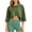 #0140-Army Green, variant on Women's Cropped Tops Crew Neck Short Sleeve Waist Crop Slim Daily Blouses Trend Chic Pullovers Friend Gathering Street Wandering
