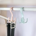 thumbnail image 6 of 4Pcs Belt Hangers For Closet Organizer,360 Degree Rotating Closet Clothes Hangers With 4 Claws,Scarf Tie Rack Hooks For Belts Handbags Hats Scarf Tie Accessories, 6 of 6