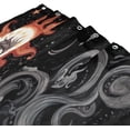 thumbnail image 3 of Coolnut Shower Curtain Sun and Moon Bathroom Decor Watercolor Shower Curtain Sets Fabric Cloth Bathroom Curtains with Hooks 60x72 Inch, 3 of 6
