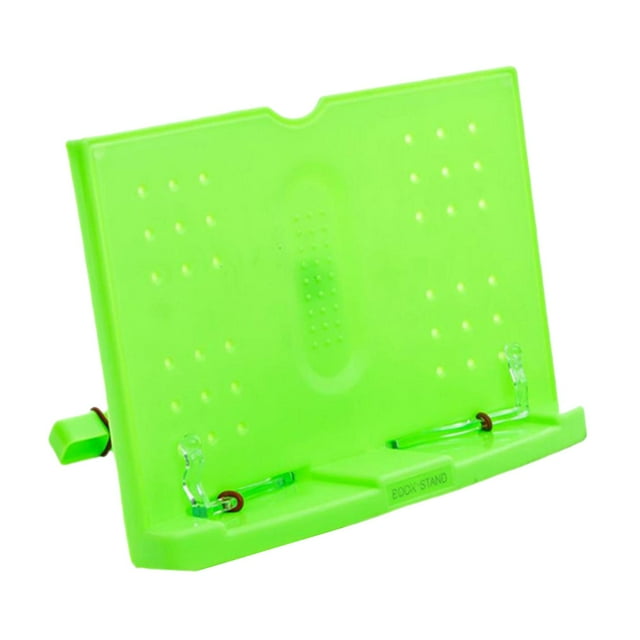 Plastic Reading Book Holder Stand Bookshelves Magazine Holder for Music Book Light Green