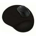 thumbnail image 1 of FINCIBO Mouse Pad Wrist Rest Support Cushion, Solid Black, 1 of 6