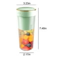 thumbnail image 3 of SSZMDLB under $5 Portable Blender, Personal Smoothie Maker, USB Rechargeable Juicer, Handheld Blender Bottle, Sports Travel Blender, Fruit Shake Maker, 3 of 9