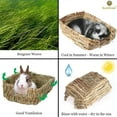 SunGrow Rabbit Grass Bedding, Bunny supplies for Cage Accessories and