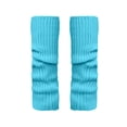 thumbnail image 4 of Hot Sales Long Socks for Women Under $2 GIJNRIUIUA Sky Blue Knee-High Socks Knitted Socks Women's Foot Warmer Leg Warmers, 4 of 4