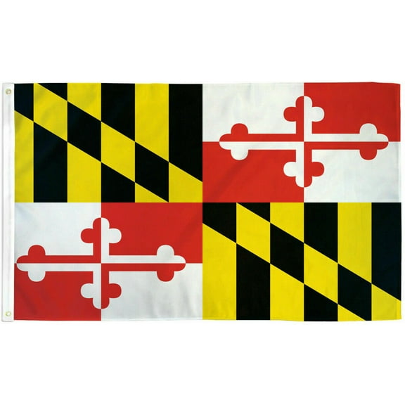 Maryland Flag 3x5ft Flag of Maryland Marylander Flag MD 100D FABRIC