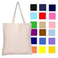 thumbnail image 3 of Heavy Duty Promotional Canvas Tote Bags Bulk | TB200 - Set of 6, Royal, 3 of 3