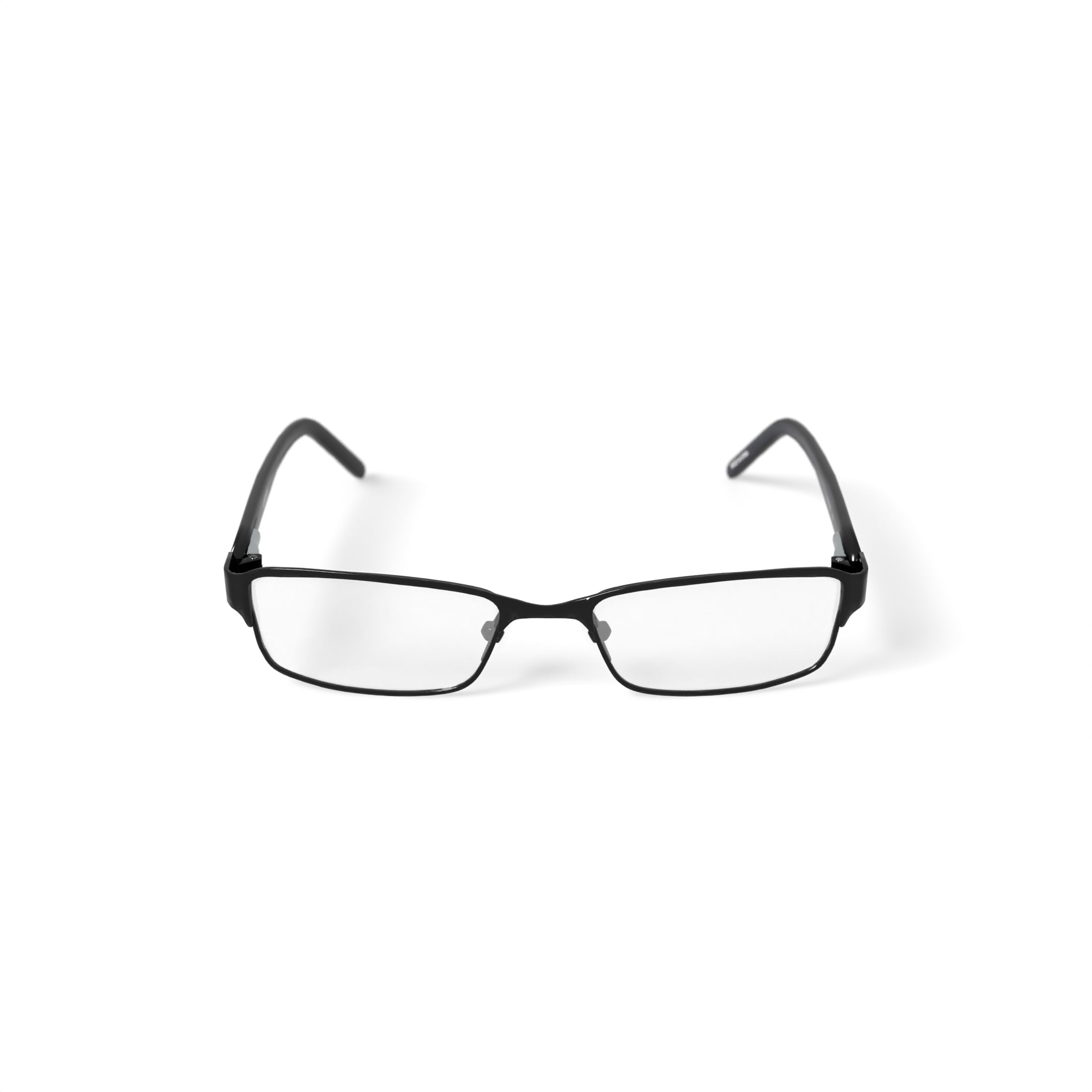 Contour Men's FM11018 Rectangular Prescription Eyeglasses with Case, Satin Black