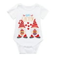 thumbnail image 1 of Body De Bebé Canastilla Onesies Para Niños Pequeños Recién Nacidos Niñas Niños Mameluco De Conejito De Pascua Ropa Casual Blanco Odeerbi LM103-956, 1 of 8