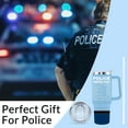 thumbnail image 5 of Police Officer Gifts Police Tumbler Cup Police Appreciation Gifts For Women Men 40 Oz Police Officer Mug With Lid Straw and Handle, 5 of 6