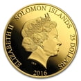 thumbnail image 2 of 1/4 oz $25 Solomon Islands Proof Gold Lady Liberty (In Capsule), 2 of 3